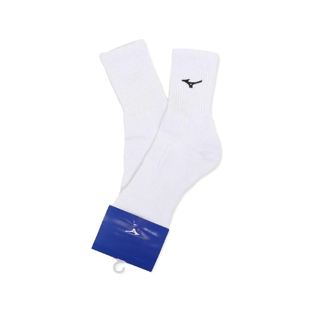 Mizuno 美津濃 襪子 Crew Socks 白 藍 綠 長襪 白襪 中筒 運動 32TXA607-17 歷史價格詳細信息