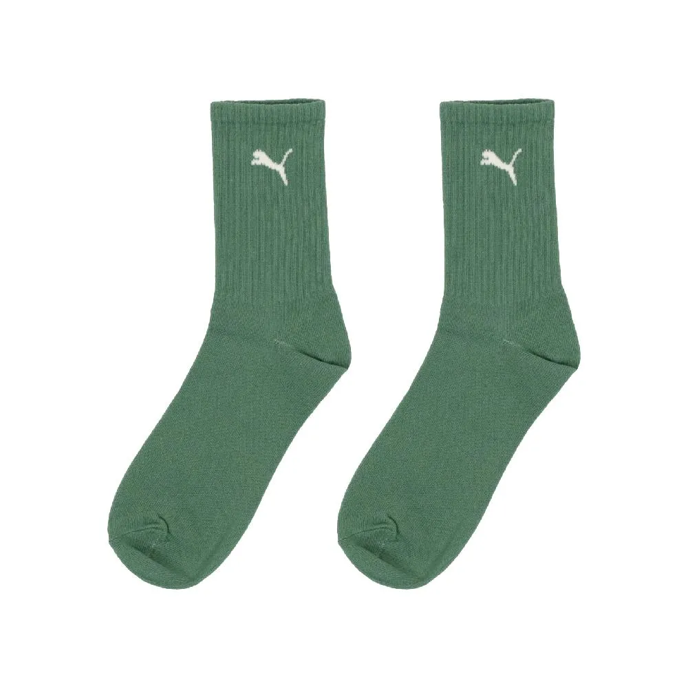 Puma 彪馬 襪子 NOS Crew Socks 男女款 水藍 白 中筒襪 長襪 台灣製 單雙入 跳豹 BB134511 歷史價格詳細信息