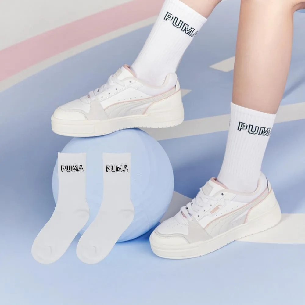 Puma 彪馬 長襪 Fashion Crew Sock 女款 棕 白 中筒襪 休閒襪 襪子 BB145201 歷史價格詳細信息