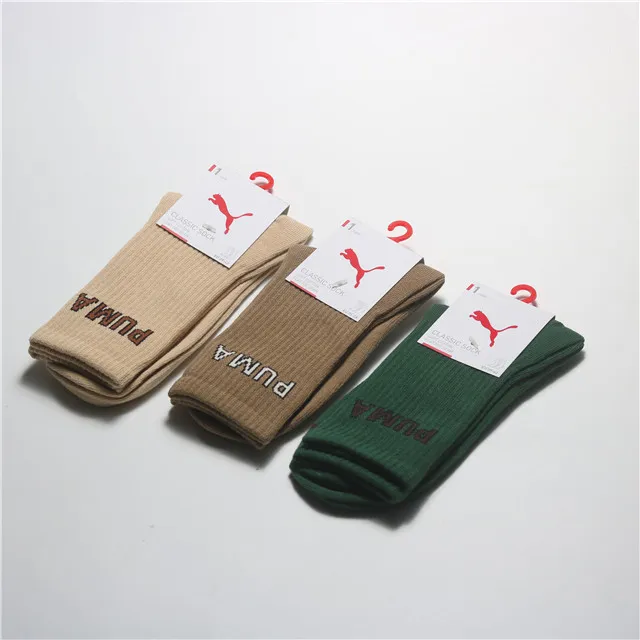 Puma 襪子 Fashion 男女款 綠 白 愛心 條紋 中筒襪 長襪 單雙入 BB136104 歷史價格詳細信息