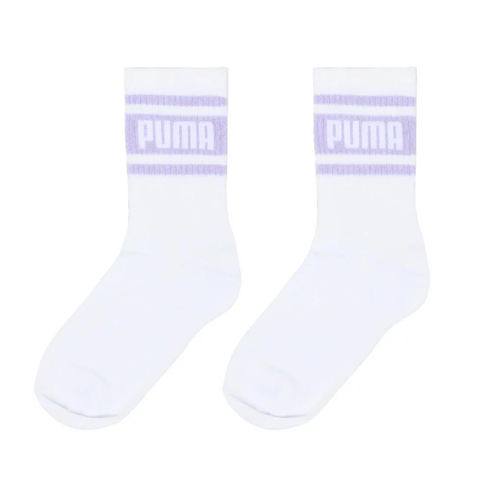Puma 彪馬 長襪 Fashion Crew Sock 女款 棕 白 中筒襪 休閒襪 襪子 BB145201 歷史價格詳細信息