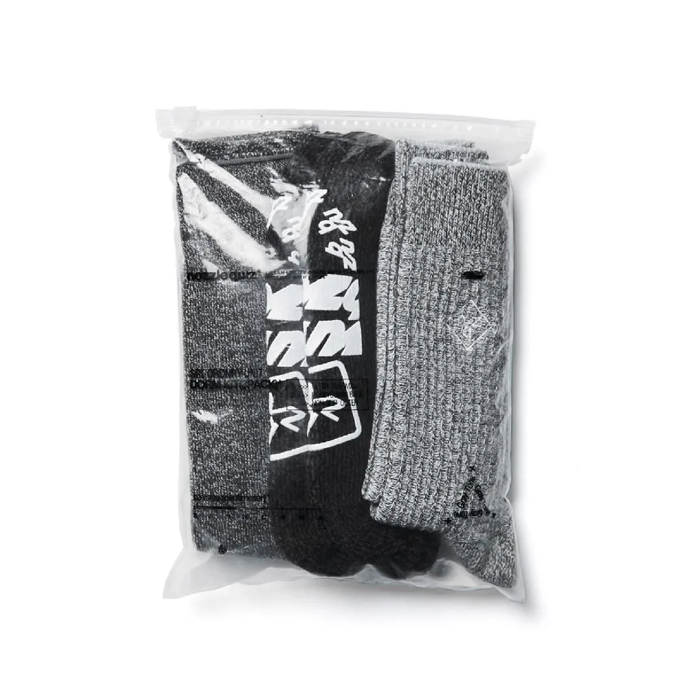 【NOZZLE QUIZ】襪子 24AW Essential Crew 碳灰 中筒襪 短襪 休閒 穿搭 後研(DJESSX02KS) 歷史價格詳細信息