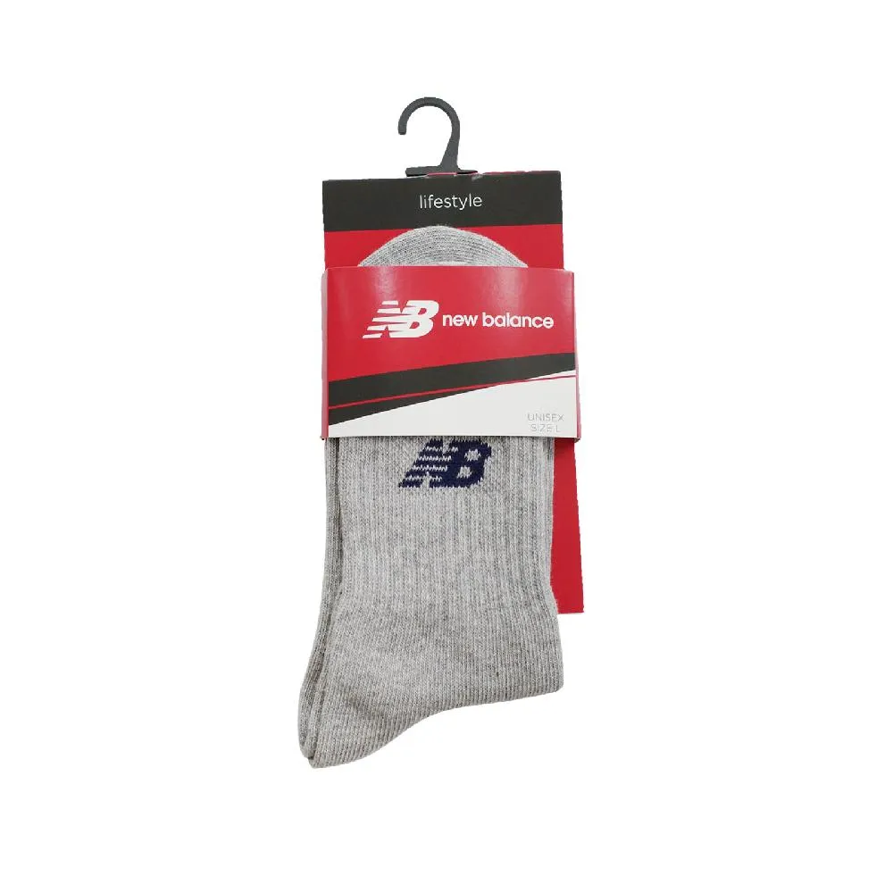 New Balance 襪子 Crew Socks 黑 白 長襪 中筒襪 男女款 休閒 運動 NB 7130400489 歷史價格詳細信息