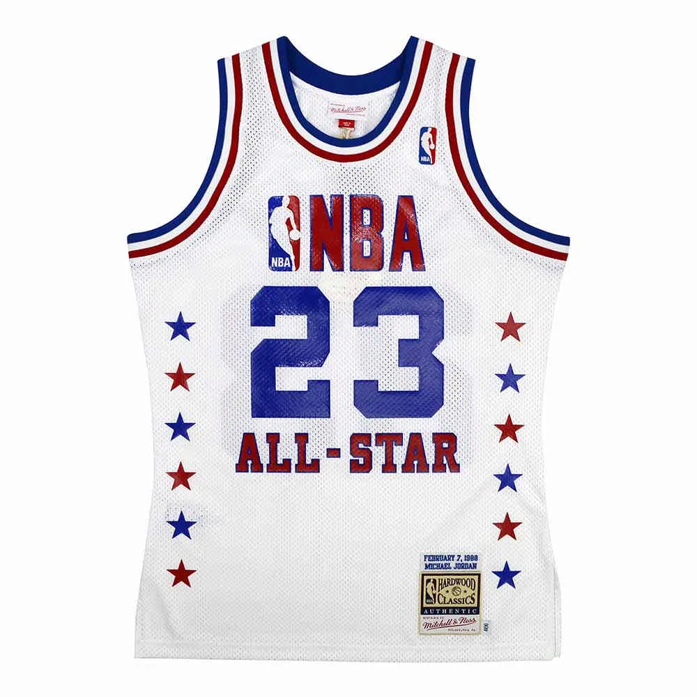 【Mitchell & Ness】 Authentic球員版復古球衣 All-Star Game 1988 #23 Michael Jordan 歷史價格詳細信息