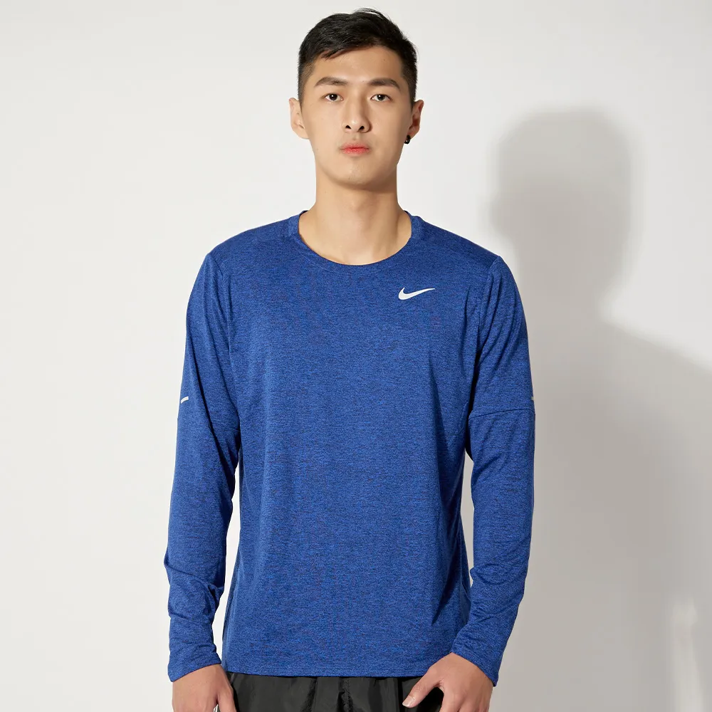 Nike AS M DF ElMNT Crew 男 黑灰 排汗 慢跑 運動 休閒 長袖 DD4755-010 歷史價格詳細信息