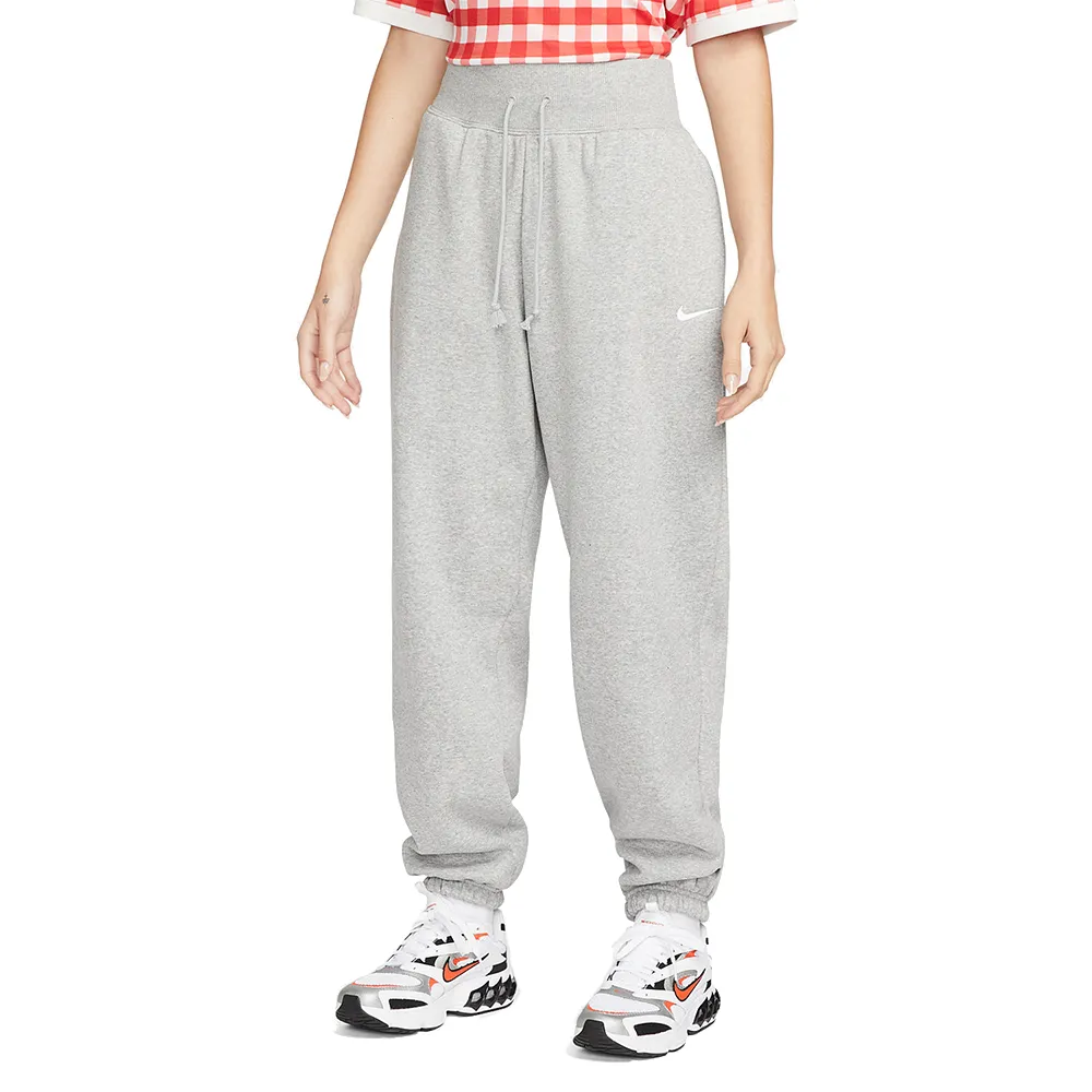 Nike As W Nsw Phnx Flc Hr Os Pant 女 灰 高腰 刷毛 長褲 DQ5888-063 歷史價格詳細信息