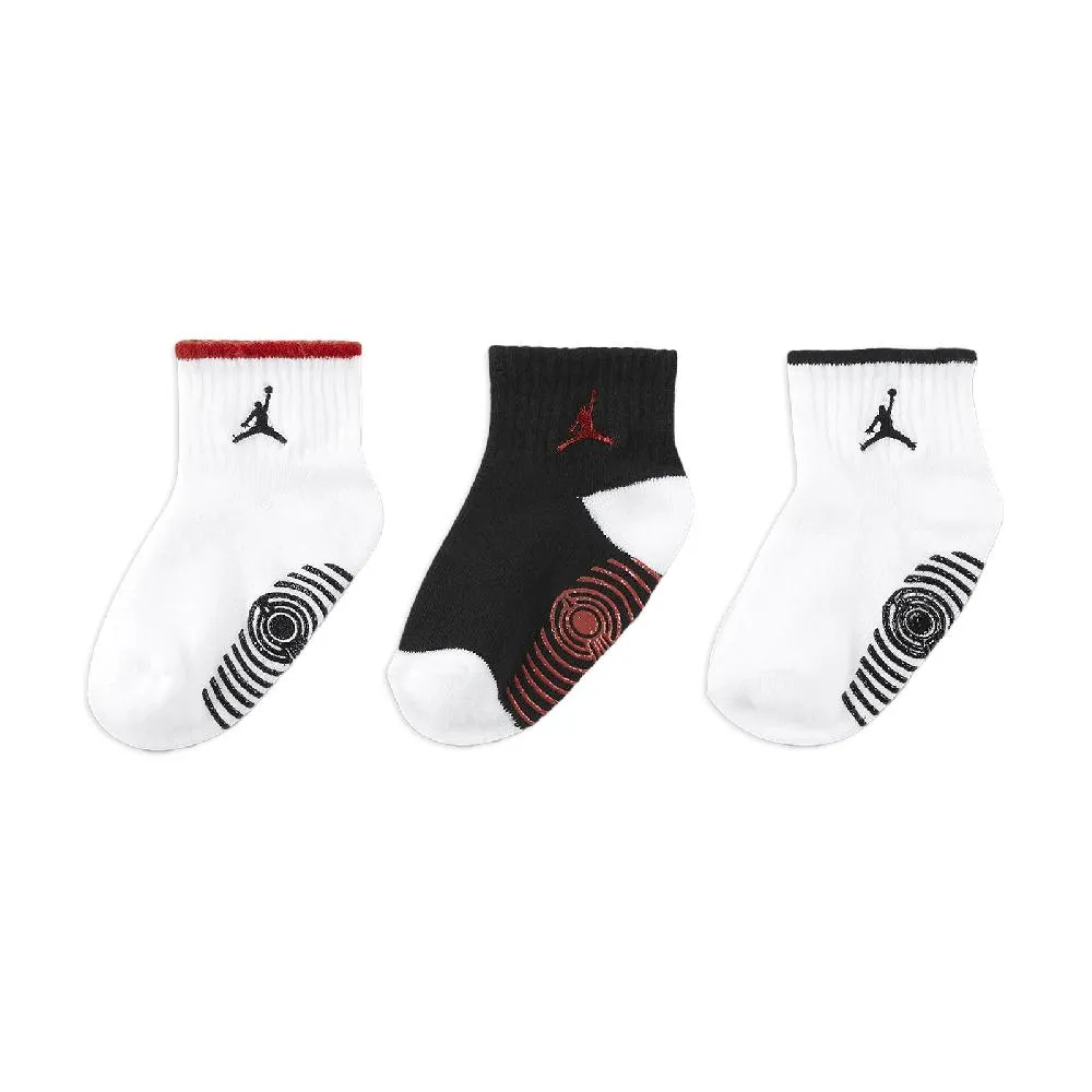 Nike 耐吉 短襪 Jordan Icon Patches 兒童款 藍 綠 灰 襪底防滑 小朋友 休閒襪 襪子 JD2413042TD-002 歷史價格詳細信息
