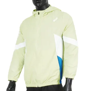 Asics [2033B672-400] 男女 連帽 外套 平織 運動 休閒 訓練 雙側口袋 尼龍 亞瑟士 藍 黑 歷史價格詳細信息