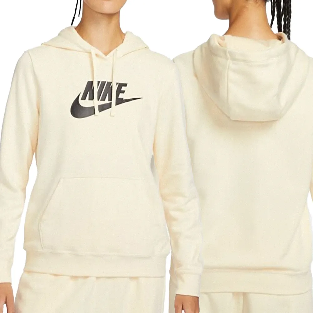 Nike 長袖 NSW Club 女款 黑 粉 任選 大學T 內刷毛 基本款 大LOGO 【ACS】 DQ5833 歷史價格詳細信息