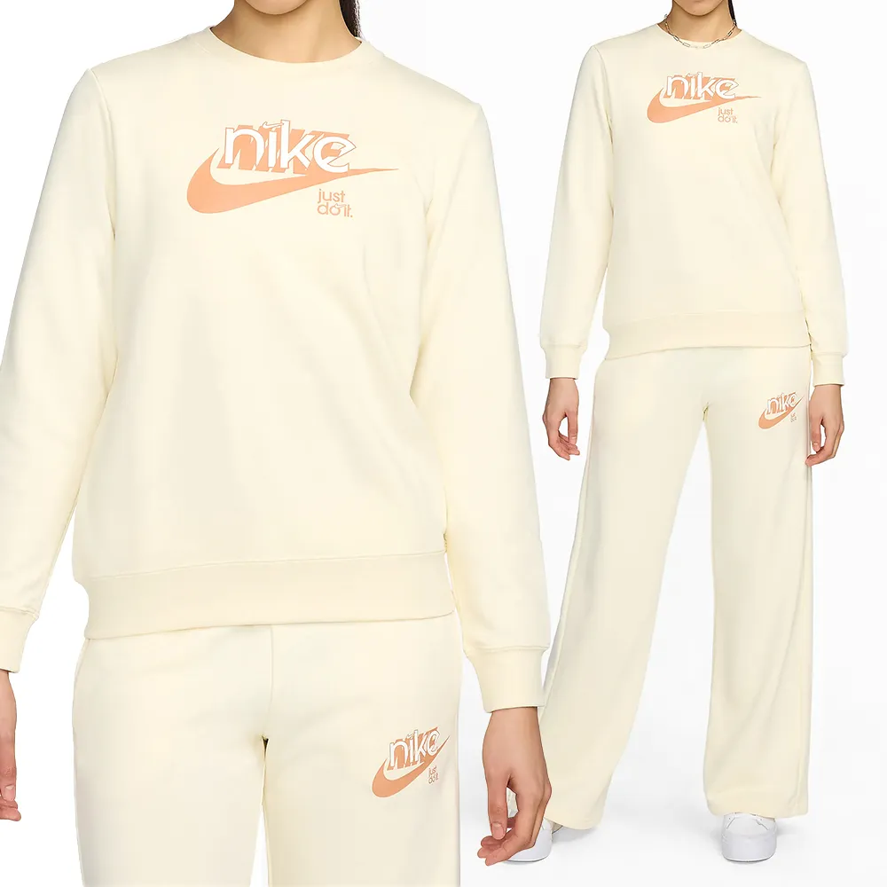 Nike 長袖 NSW Club 女款 黑 粉 任選 大學T 內刷毛 基本款 大LOGO 【ACS】 DQ5833 歷史價格詳細信息