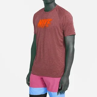 Nike 防曬衣 Heathered 灰 男款 長袖 抗紫外線 抗UV 速乾 透氣 排汗 海灘 衝浪 NESSA590-001 歷史價格詳細信息