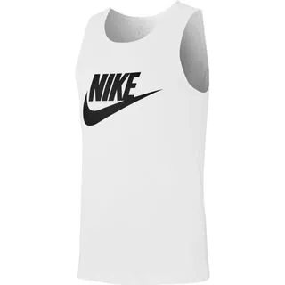 Nike 背心 NSW Tank Top 黑 白 男款 基本款 運動 休閒 Logo 無袖 純棉 AR4992-013 歷史價格詳細信息