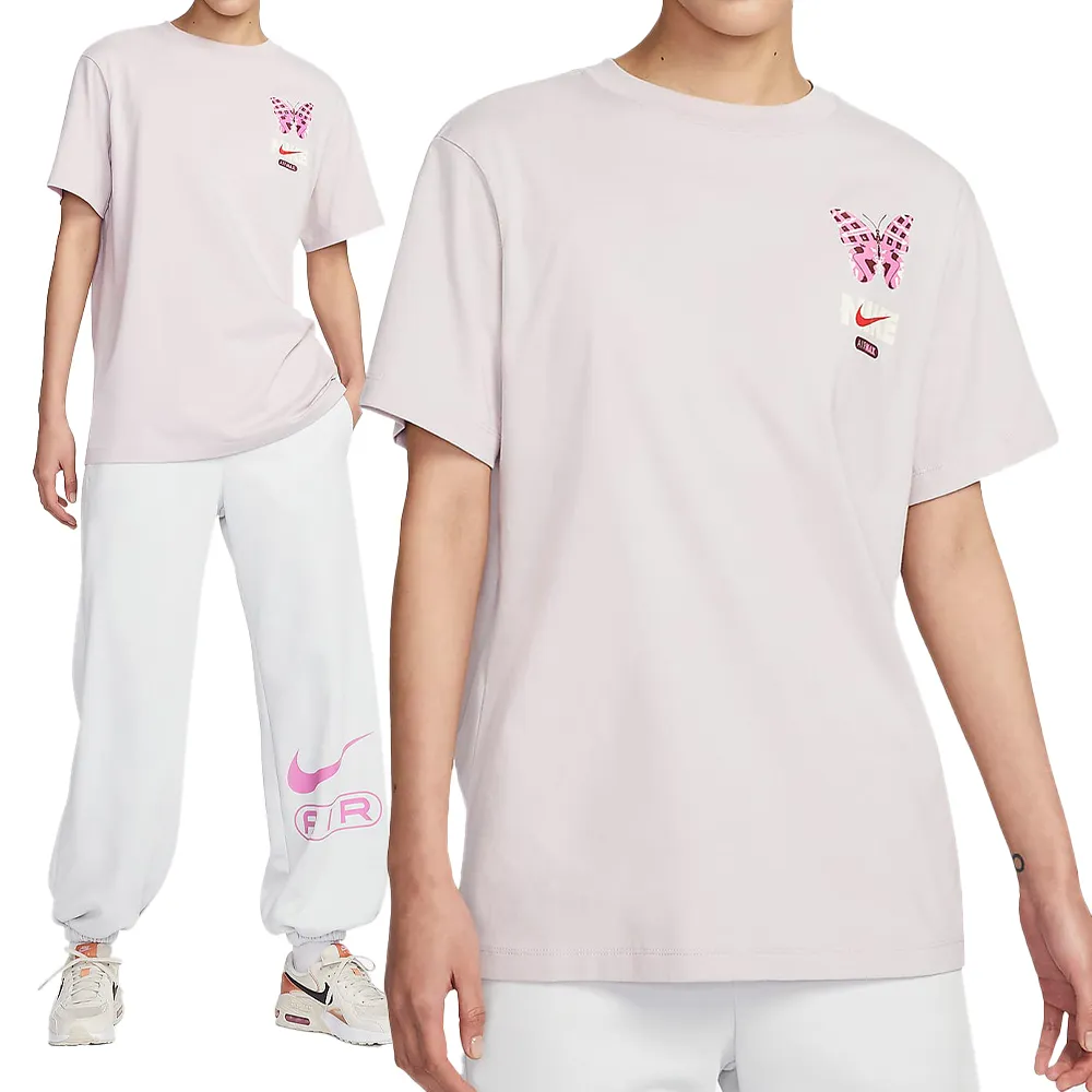 NIKE 女 AS W NSW TEE OC 2 SS BF 短袖上衣 寬鬆 棉質 - FD2550010 / 100 歷史價格詳細信息