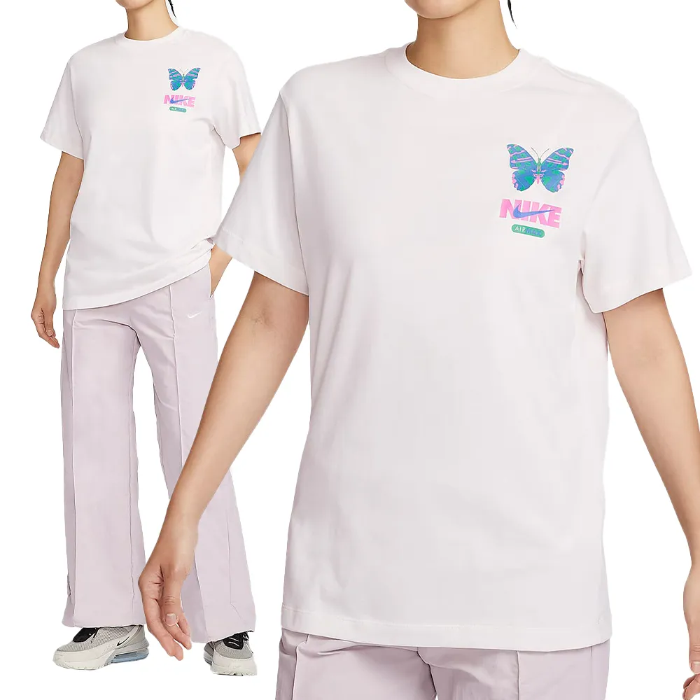 NIKE 女 AS W NSW TEE OC 2 SS BF 短袖上衣 寬鬆 棉質 - FD2550010 / 100 歷史價格詳細信息