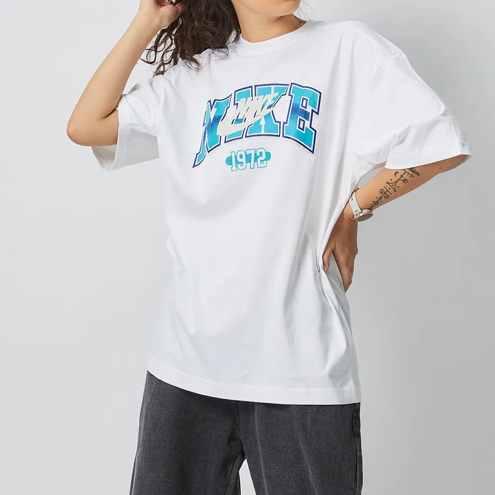 NIKE 女 AS W NSW SS TOP GCEL 短袖上衣 休閒 寬鬆 印花 棉質 - FQ7011100 歷史價格詳細信息