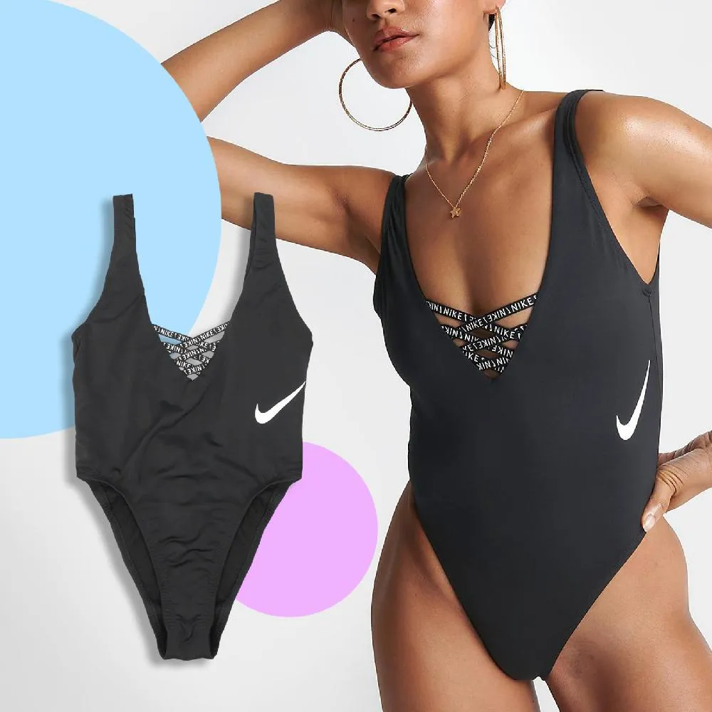 歐美黑色連身比基尼 黑色網紗泳衣一體式露背泳裝女純色bikini泳衣女 大胸性感集中 高叉褲-MIKI精品 歷史價格詳細信息