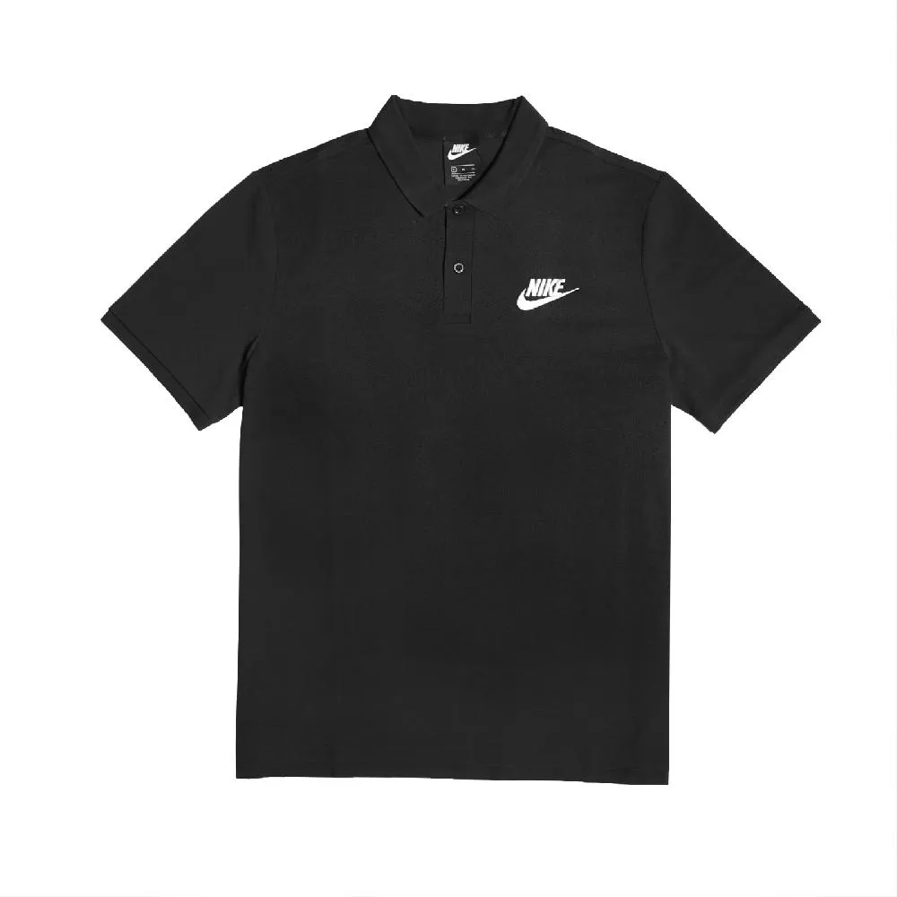 Nike 短袖 NSW Polo 男款 任選 黑 白 兩色 POLO衫 純棉 翻領 兩側開岔 開襟 刺繡【ACS】 歷史價格詳細信息
