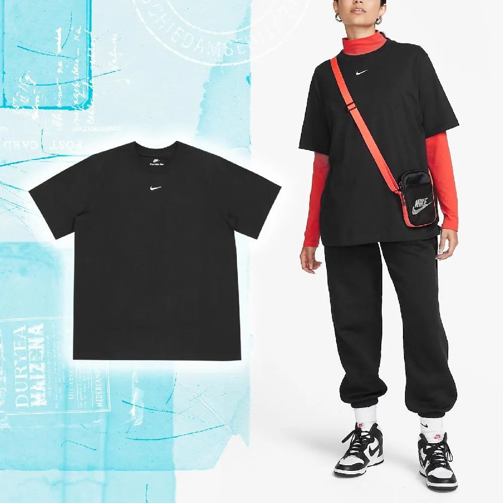 Nike 短袖 NSW 女款 黑 短T 大LOGO 塗鴉 寬鬆 蝴蝶 【ACS】 FD2526-010 歷史價格詳細信息