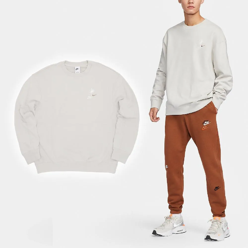 Nike 長袖 NSW 男款 灰 中高領 寬鬆 落肩 刺繡 厚磅 大勾【ACS】 DM5274-050 歷史價格詳細信息