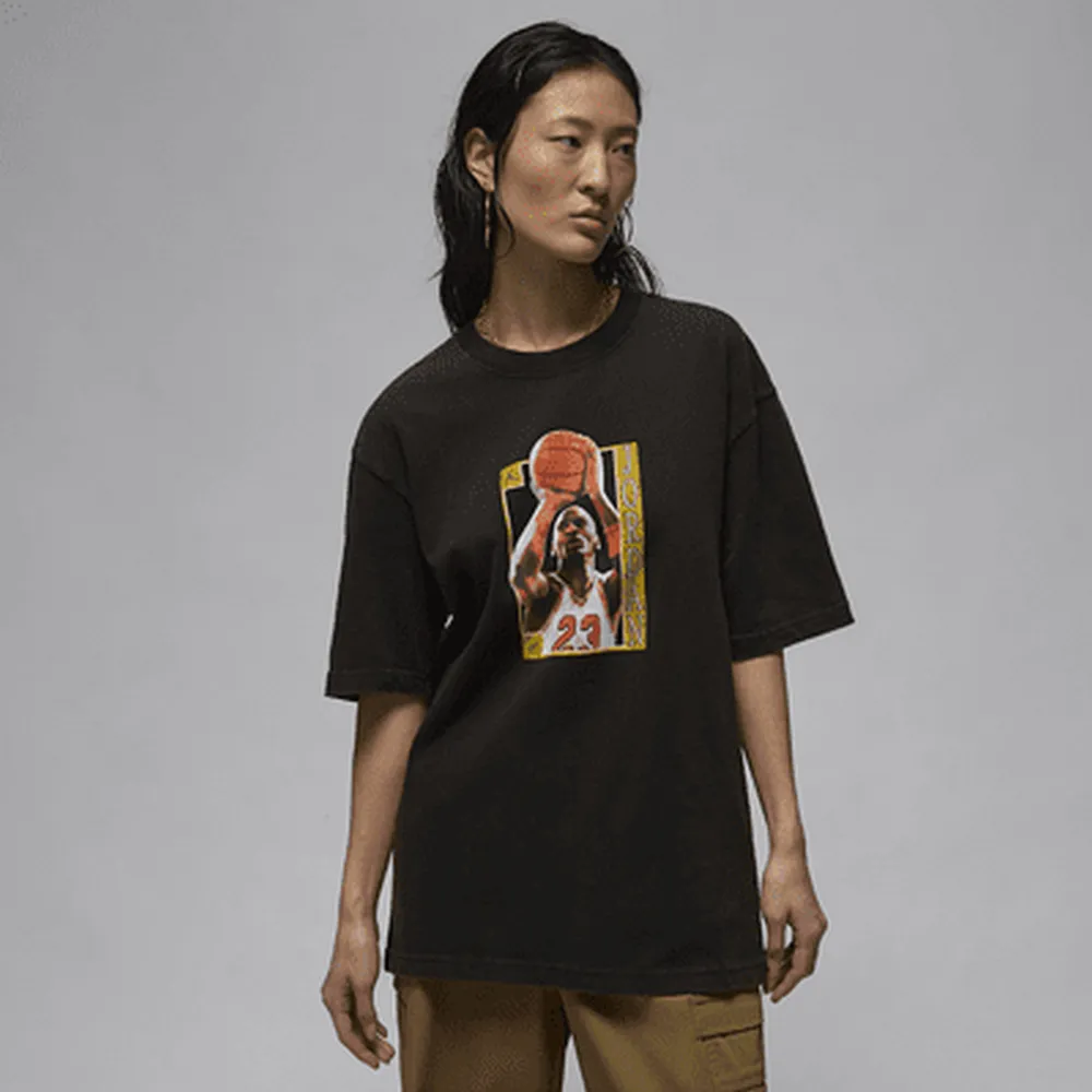 【NIKE】AS W J SS GF GFX TEE FA 1 女 短袖上衣 黑色-FV7123045 歷史價格詳細信息