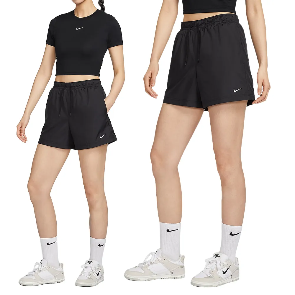 NIKE 短褲 NSW 黑色 高腰 梭織 口袋 工裝短褲 女 DM6248-010 歷史價格詳細信息