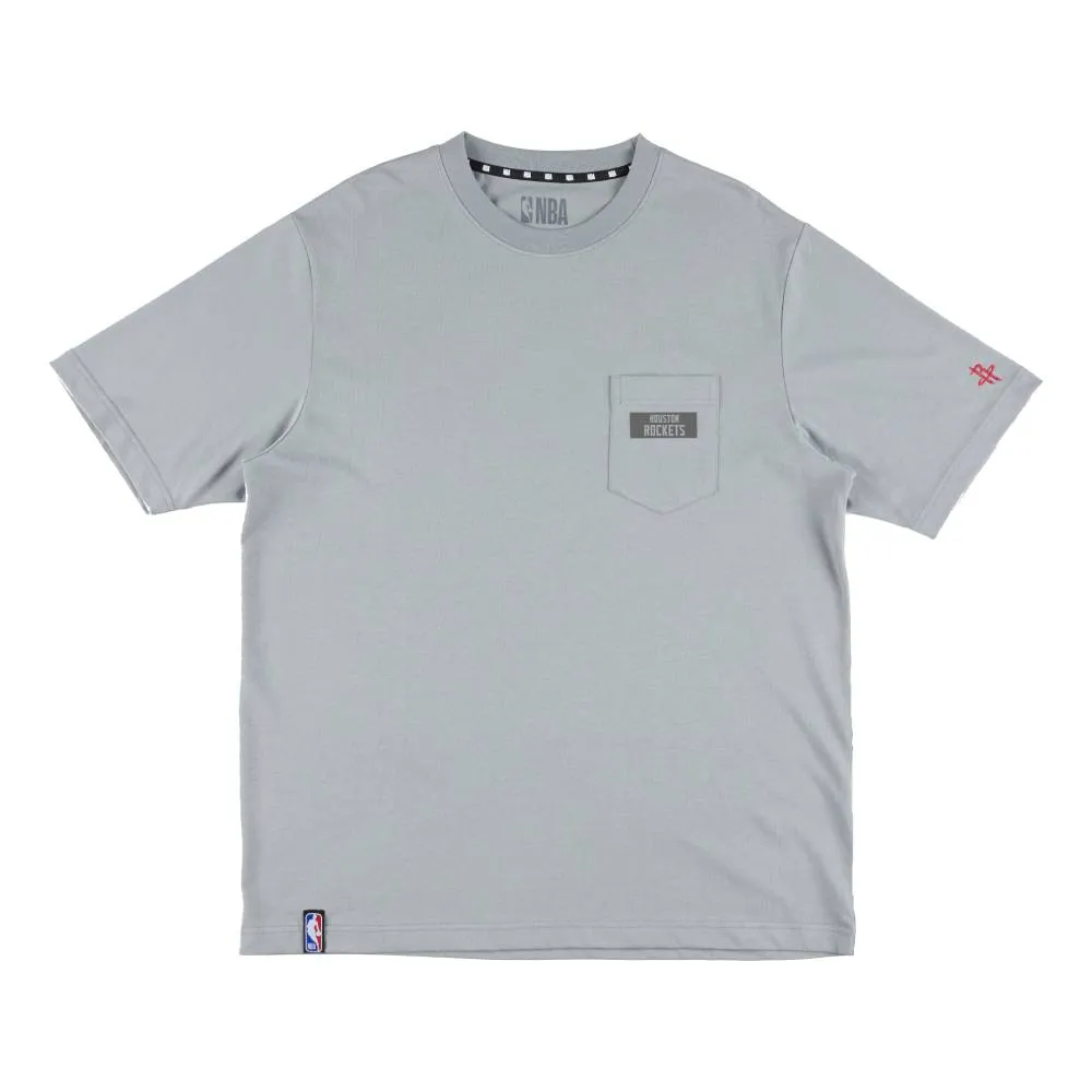 NBA 基本版 隊名刺繡 圓領 短袖上衣 火箭隊 3255100711 淺卡其 歷史價格詳細信息
