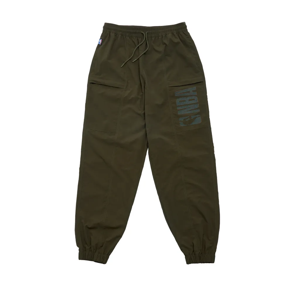 【NBA】中性風衣長褲_NBA 長褲 男女 軍綠-3455152070 歷史價格詳細信息