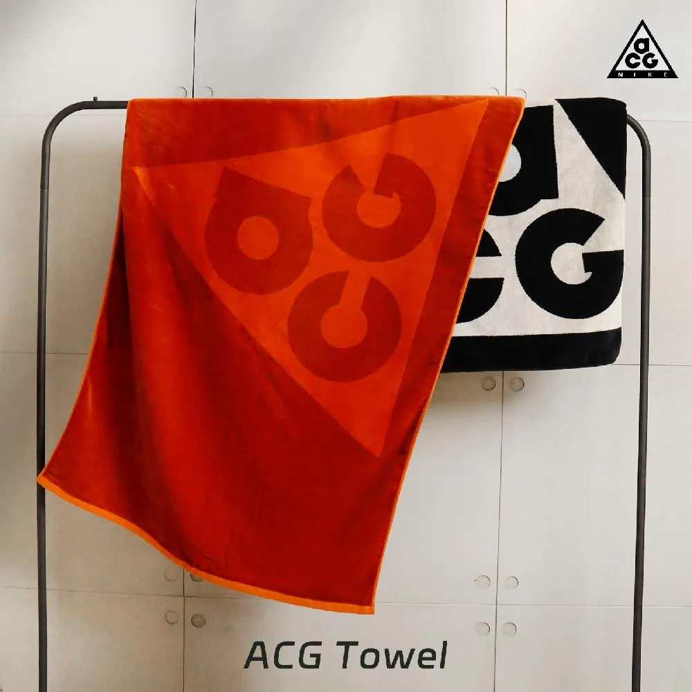 Nike 大毛巾 ACG Towel 浴巾 純棉 黑 白 雙面 運動毛巾 吸水 N100882001-2OS 歷史價格詳細信息