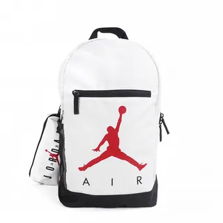 Nike Jordan Air School [FJ6775-972] 後背包 手繪塗鴉 上學背包 可拆筆袋 白 歷史價格詳細信息