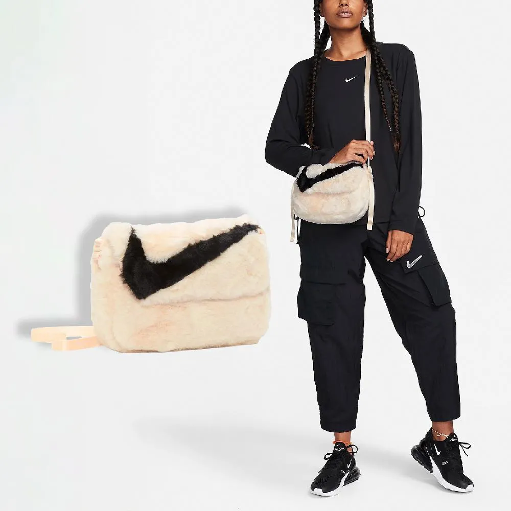 【NIKE 耐吉】側背包 斜背包 NK HERITAGE CROSSBODY FA21 男款 女款  黑色(DB0456010) 歷史價格詳細信息