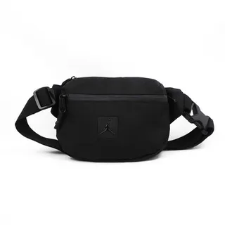 Jordan喬丹黑色斜背包 隨身小包包 金色飛人喬丹潮流織帶小包包 9A0314-429 歷史價格詳細信息