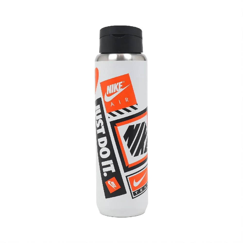 Nike 耐吉 水壺 Straw Bottle 24oz 銀 黑 不鏽鋼 可拆吸管 保冷 耐刮 運動水壺 N100163295-324 歷史價格詳細信息