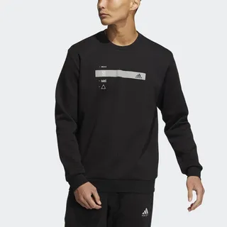 【ADIDAS】GFX CREW SWEAT 圓領套頭衫 女 灰色-II5612 歷史價格詳細信息