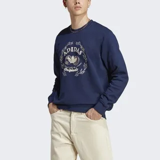 Adidas Hta Crew [IC5769] 男 長袖上衣 大學T 運動 休閒 質感 柔軟 舒適 深藍 價格比較,價格查詢,歷史價格詳細信息