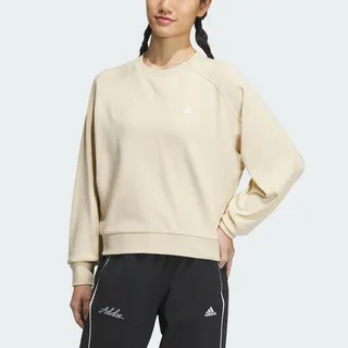 ADIDAS 大學T 長袖 運動上衣 亞版 UST SWT SEP T1 女 HR8157 白 歷史價格詳細信息