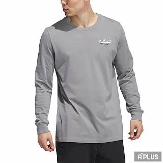 Adidas Shmoo G LS T [II5954] 男 長袖 上衣 亞洲版 運動 滑板 休閒 俏皮 LOGO 灰 歷史價格詳細信息