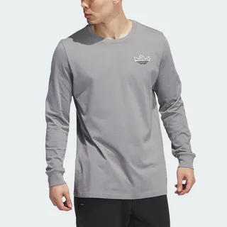 adidas_男性_長袖上衣_灰_II5954_SHMOO G LS T_三葉草 歷史價格詳細信息
