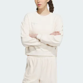 adidas LOUNGE 短版短袖上衣  女 IL1512 官方直營 歷史價格詳細信息