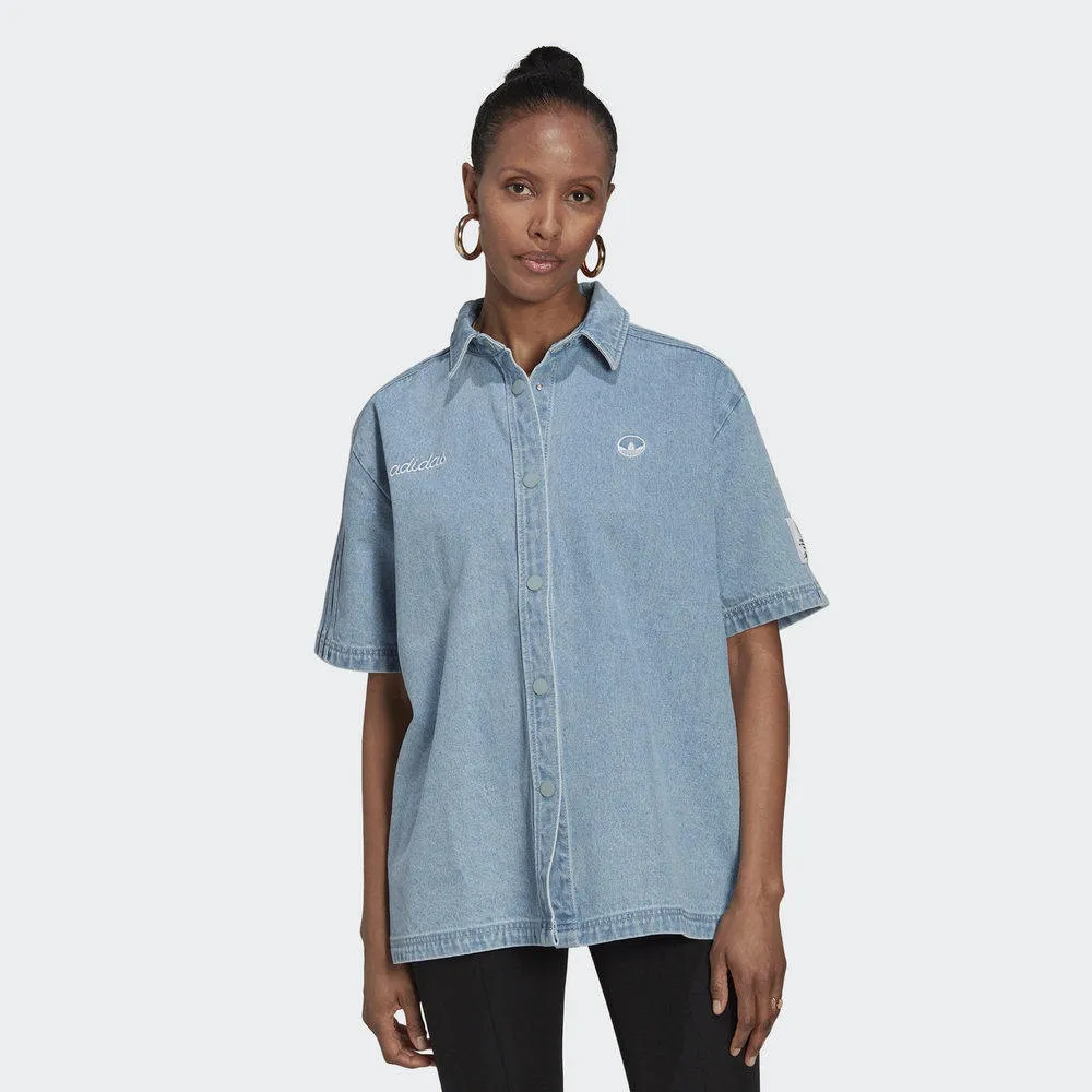 【ADIDAS】DENIM TT 休閒外套 女款 立領 牛仔外套 藍色-JD2570 歷史價格詳細信息