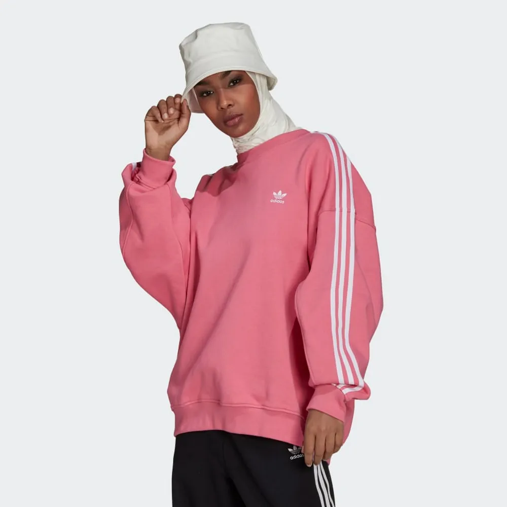 Adidas Sweatshirt (os) [IC4977] 女 長袖上衣 運動 休閒 純棉 柔軟 舒適 亞洲版 米 歷史價格詳細信息