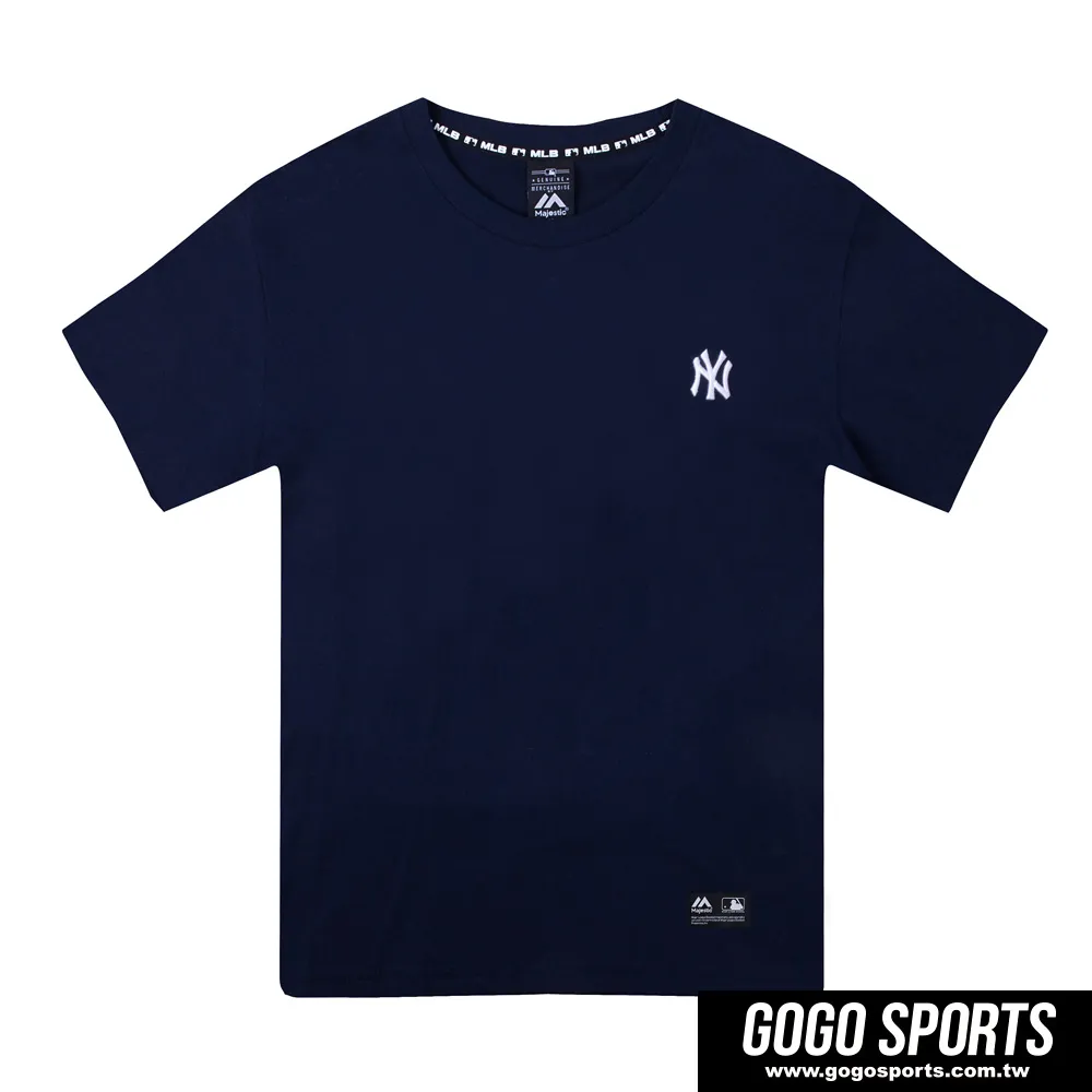 Majestic-經典洋基LOGO純棉圓領短T(男) (6930223) 歷史價格詳細信息