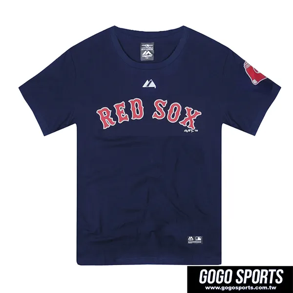 Majestic-經典紅襪隊吸濕排汗短袖T-深藍(6030218) 歷史價格詳細信息