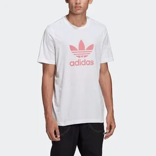 Adidas Trefoil T-Shirt IR8009 男 短袖 上衣 T恤 經典 三葉草 棉質 舒適 紅 歷史價格詳細信息