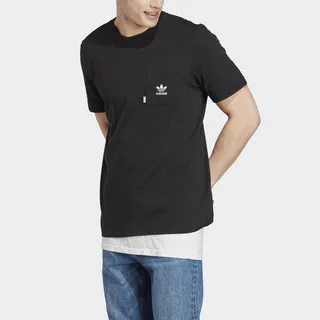 【ADIDAS】ESS+ TEE H 短袖上衣 男 黑色-HR8623 歷史價格詳細信息