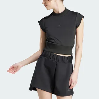 Adidas W Z.N.E. Tee IS3930 女 短袖 上衣 T恤 運動 休閒 簡約 百搭 舒適 穿搭 黑 歷史價格詳細信息