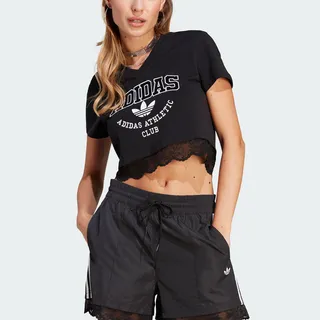 Adidas Cropped Vneck II5608 女 短版 短袖 上衣 V領 亞洲版 經典 三葉草 休閒 白黃 歷史價格詳細信息