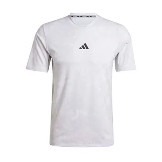 Adidas WO POW TEE IS3807 男 短袖 上衣 運動 健身 訓練 砂岩印花 吸濕排汗 淺灰 歷史價格詳細信息