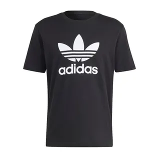 adidas_上衣 男款 短袖上衣 運動 三葉草 國際碼 TREFOIL T-SHIRT  黑 H06642 歷史價格詳細信息