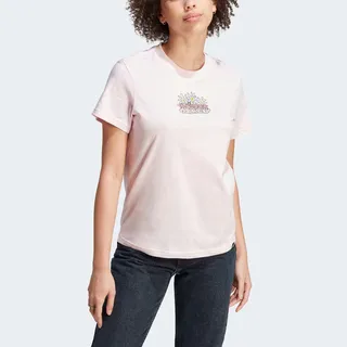 Adidas Doodle FILL T 女 白 Q版塗鴉 雲朵 小花 舒適 休閒 短袖 IB4887 歷史價格詳細信息