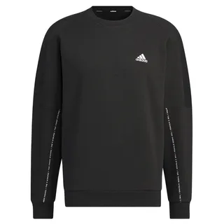 Adidas Word FL Crew [IK7359] 男女 長袖 上衣 亞洲版 運動 訓練 休閒 落肩 寬鬆 黑 歷史價格詳細信息